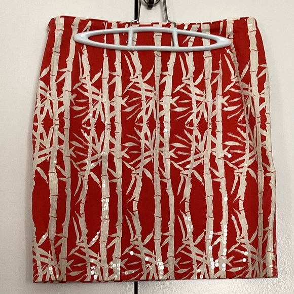 Michael Kors burnt orange mini skirt size 4 - Picture 1 of 3